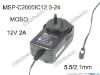 Picture of MOSO MSP-C2000IC12.0-24W-AU AC Adapter 5V-12V 12V 2A, 5.5/2.1mm, AU 2P Plug, New