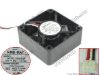 Picture of NMB-MAT / Minebea 2410RL-05W-S49 Server - Square Fan C01, sq60x60x25, 3-wire, 24V 0.10A