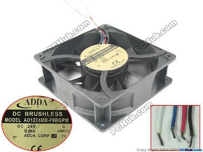 Picture of ADDA AD1224MB-F9BGPM Server - Square Fan AD1224MB-F9BGPM, G