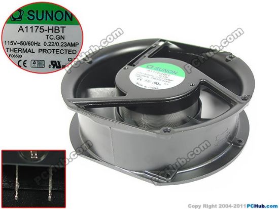 Picture of SUNON A1175-HBT Server - Square Fan TC.GN, SF172x151x51, w2, 115V 0.22A