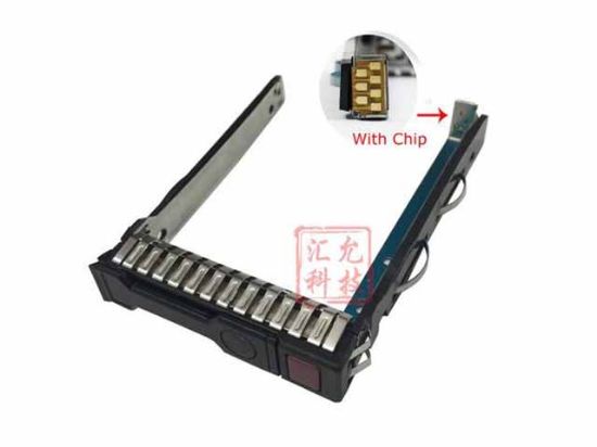 Picture of HP Server Parts HDD Caddy / Adapter HP P/N: 651687-001, 2.5", New