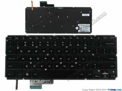 Picture of Dell XPS 15 L521x Keyboard US with Backlit, "NEW", 3XRN5