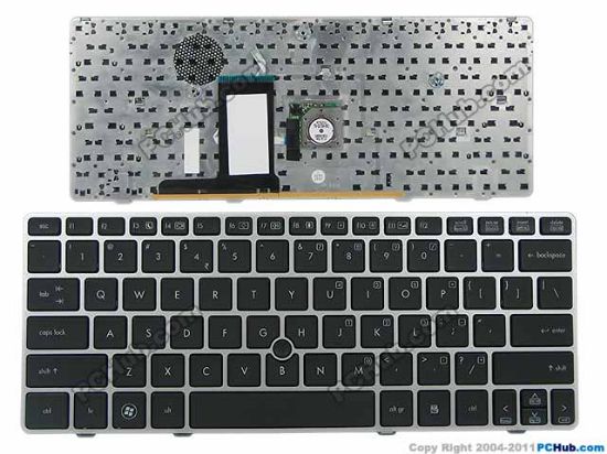 Picture of HP EliteBook 2560p Series Keyboard SPS: 651390-001