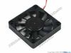 Picture of Nidec D05X-12TL Server - Square Fan 47(EX), sq50x50x10mm, w120x 2x 2, DC 12V 0.06A, 