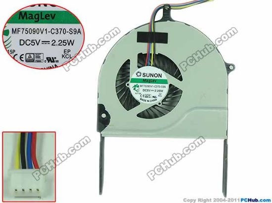 Picture of SUNON MF75090V1-C370-S9A Cooling Fan  DC 5V Bare Fan
