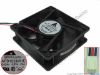 Picture of Delta Electronics AFB1224VHE Server - Square Fan F00, DC 24V 0.57A, 120x120x38mm