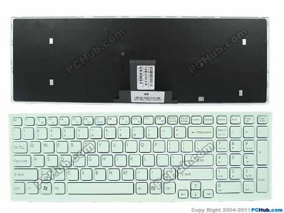 Picture of Sony Vaio PCG-71212T Keyboard US, 17", White, New