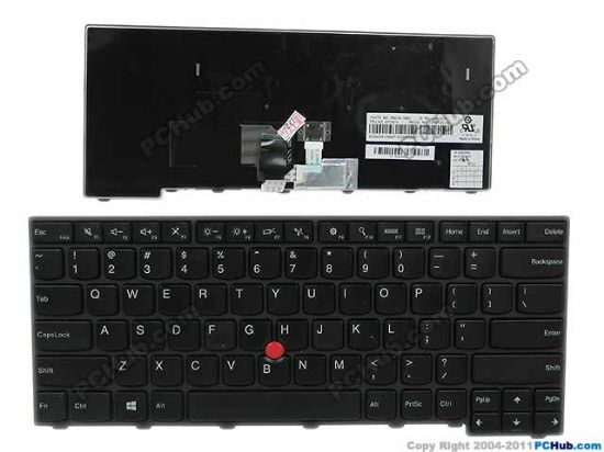 Picture of Lenovo ThinkPad T440 Series Keyboard US , 04Y2726,Non Backlit 