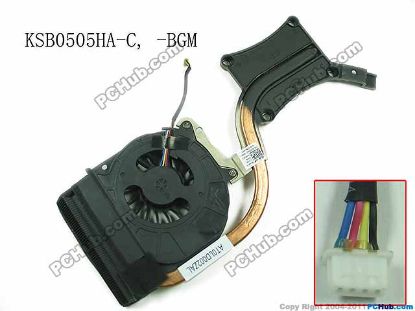 Picture of Delta Electronics KSB0505HA-C Cooling Fan  KSB0505HA-C, -BGM, 00XDK0