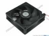 Picture of Nidec T92T24MS1A7-51 Server - Square Fan sq92x92x25mm, 2-wire, 24V 0.22A