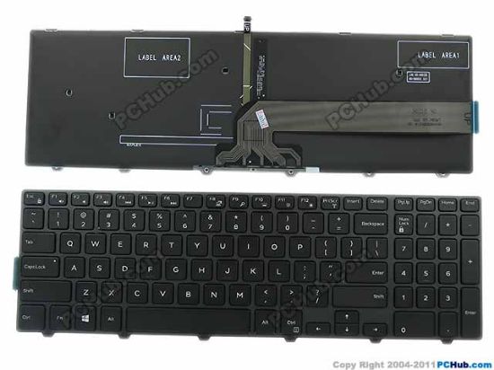 Picture of Dell Inspiron 15 7000 Series (7559) Keyboard US-INT with Backligh,"051CHY,,"New"