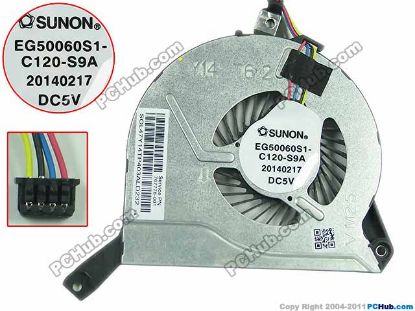 Picture of CNDF TA22060HBL-2 Server - Round Fan dia220x220x60mm, 2-wire, 220V 0.45A