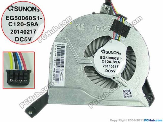 Picture of CNDF TA22060HBL-2 Server - Round Fan dia220x220x60mm, 2-wire, 220V 0.45A