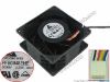 Picture of Delta Electronics PFB0848EHE Server - Square Fan -9Z48, sq80x80x38mm, 4-wire, DC 48V 0.28A