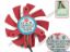 Picture of NTK FD8015U12S Server - Frameless / GPU Fan 12V 0.50A, W80x4x4, Red