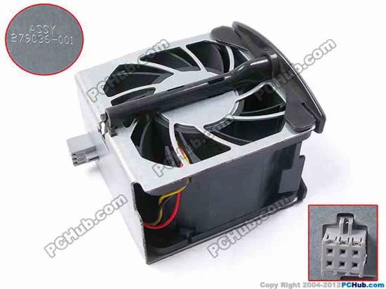 66723 Nidec V35140-57 Server - Square Fan sq60x38, w65x7x6, 12V 1.1A Nidec V35140-57 Server - Square Fan 