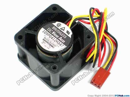 67049 Sanyo Denki 109P0412H347 Server - Square Fan sq40x40x28, w280x3x3, 12V 0.195A Sanyo Denki 109P0412H347 Server - Square Fan 
