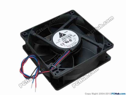 67198 Delta Electronics AFB1248HE Server - Round Fan -7H07, sq120x120x38, w320x3, 48V 0.18A Delta Electronics AFB1248HE Server - Round Fan 