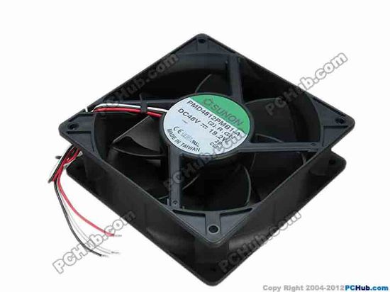 67342 SUNON PMD4812PMB1-A Server - Square Fan (2).R.GN, sq120x120x38, 3-wire, 48V 19.2W SUNON PMD4812PMB1-A Server - Square Fan