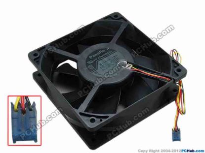 67462 Panasonic FBA12G24H Server - Square Fan sq120x120x38, w250x3x3, 24V 0.3A Panasonic FBA12G24H Server - Square Fan 