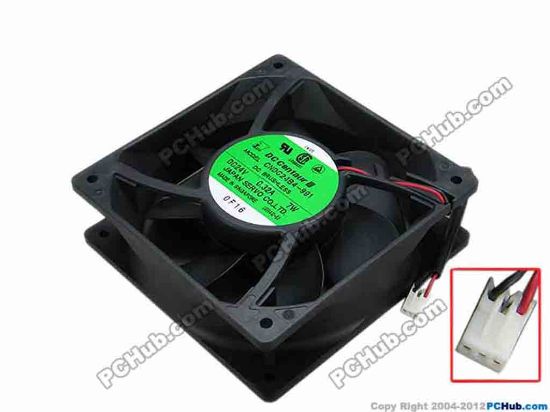 67469 Japan Servo CNDC24B4-991 Server - Square Fan sq120x120x38, w110x2x3, 24V 0.32A 7W Japan Servo CNDC24B4-991 Server - Square Fan 