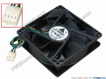 67599 Delta Electronics AFB0912H Server - Square Fan -5W18, sq92x92x25, w185x4x4, 12V 0.30A Delta Electronics AFB0912H Server - Square Fan 