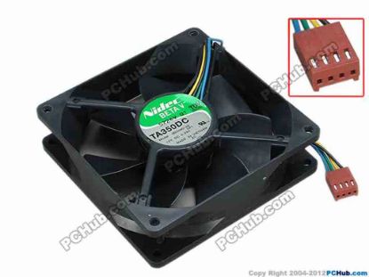 67631 Nidec G35390-35 Server - Square Fan HP1, sq92X92X25, w110x4x4, 12V 0.39A Nidec G35390-35 Server - Square Fan 