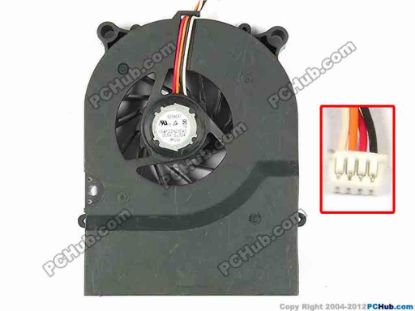 67685 HP TouchSmart IQ510 Series Cooling Fan  0.32A, w105x4x4, Bare Fan HP TouchSmart IQ510 Series Cooling Fan  
