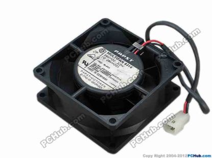 67722 ebm-papst MULTIFAN 8314 Server - Square Fan MULTIFAN8314, sq80x80x32, w305x2x2, 24V 2.2W ebm-papst MULTIFAN 8314 Server - Square Fan 