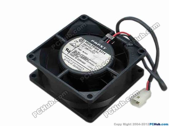 67722 ebm-papst MULTIFAN 8314 Server - Square Fan MULTIFAN8314, sq80x80x32, w305x2x2, 24V 2.2W ebm-papst MULTIFAN 8314 Server - Square Fan 