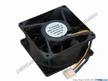 67739 SUNON PMD1208PMB1-A Server - Square Fan (2).B1729.F.GN, LS0505234, sq80x80x38, w65x4x4, 12 SUNON PMD1208PMB1-A Server - Square Fan 