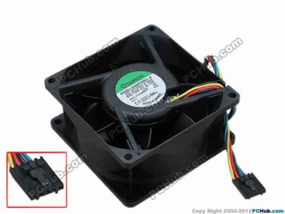 67740 SUNON PMD1208PMB1-A Server - Square Fan (2).B1283.F.GN, sq80x80x38, w155x4x5, 12V 9.1W SUNON PMD1208PMB1-A Server - Square Fan 
