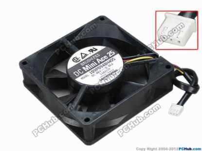 67784 Sanyo Denki 109P0948H405 Server - Square Fan sq92x92x25, w150x3x3, 48V 0.06A Sanyo Denki 109P0948H405 Server - Square Fan 