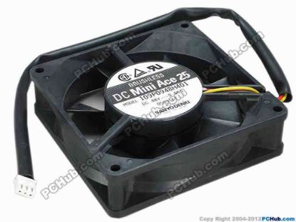 67785 Sanyo Denki 109P0948H401 Server - Square Fan sq92x92x25, w295x3x3, 48V 0.06A Sanyo Denki 109P0948H401 Server - Square Fan 