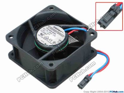 67935 ebm-papst  TYP 614 NHH Server - Square Fan TYP614NHH, sq60x60x25, w70x2x2, 24V 3.0W ebm-papst  TYP 614 NHH Server - Square Fan 
