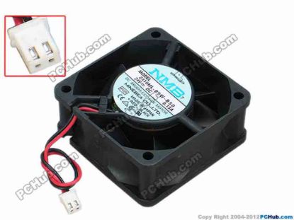 68000 NMB-MAT / Minebea 2410ML-05W-B50 Server - Square Fan P09, sq60x60x25, w100x2x2, 24V 0.13A NMB-MAT / Minebea 2410ML-05W-B50 Server - Square Fan 