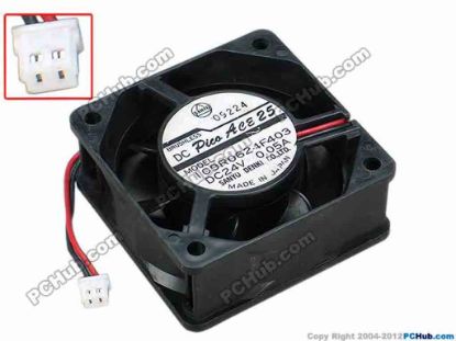 68034 Sanyo Denki 109R0624F403 Server - Square Fan sq60x60x25, w150x2x2, 24V 0.05A Sanyo Denki 109R0624F403 Server - Square Fan 
