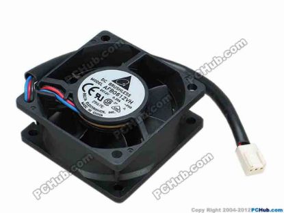 68055 Delta Electronics AFB0612VH Server - Square Fan -F00, sq60x60x25, w160x3x3, 12V 0.30A Delta Electronics AFB0612VH Server - Square Fan 