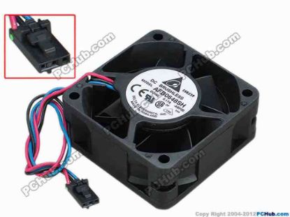 68072 Delta Electronics AFB0648SH Server - Square Fan -ABF00, sq60x60x25, w175x3x3, 48V 0.17A Delta Electronics AFB0648SH Server - Square Fan 