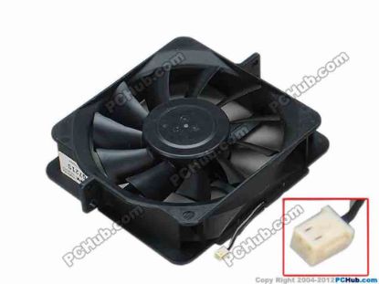68088 Nidec D06R Server - Square Fan EX, sq60x77x15, w25x2x2, 7V Nidec D06R Server - Square Fan 