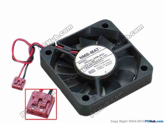 68120 NMB-MAT / Minebea 2004KL-04W-B50 Server - Square Fan M0A, sq50x50x10, w100x2x2, 12V 0.14A NMB-MAT / Minebea 2004KL-04W-B50 Server - Square Fan 