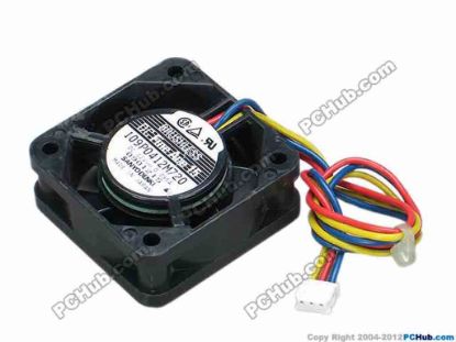 68168 Sanyo Denki 109P0412M720 Server - Square Fan sq40x40x15, w200x3x3, 12V 0.095A Sanyo Denki 109P0412M720 Server - Square Fan 