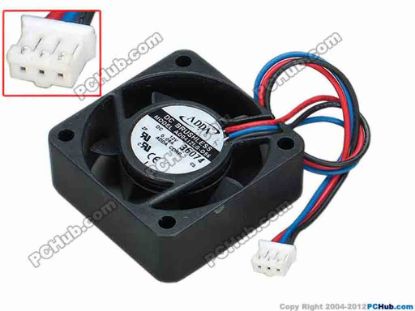 68179 ADDA AD0412LB-D56 Server - Square Fan sq40x40x15, w130x3x3, 12V 0.08A ADDA AD0412LB-D56 Server - Square Fan 
