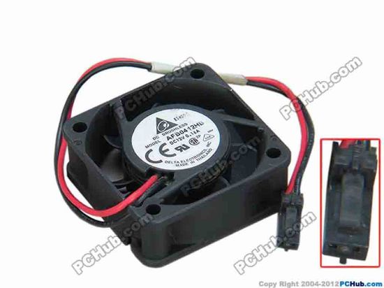 68188 Delta Electronics AFB0412HB Server - Square Fan sq40x40x15, w155x2x2, 12V 0.16A Delta Electronics AFB0412HB Server - Square Fan 
