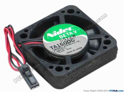 68197 Nidec C33842-16 Server - Square Fan sq40x40x10, w95x2x2, 12V 0.09A Nidec C33842-16 Server - Square Fan