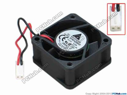 68225 Delta Electronics EFB0424HD Server - Square Fan sq40x40x20, w80x2x2, 24V 0.10A Delta Electronics EFB0424HD Server - Square Fan 