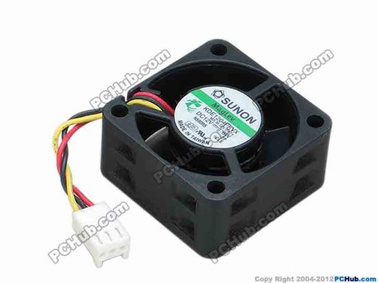 68254 SUNON KDE1204PKVX Server - Square Fan MS.M.GN.C474, sq40x40x20, w40x3x3, 12V 1.6W SUNON KDE1204PKVX Server - Square Fan 
