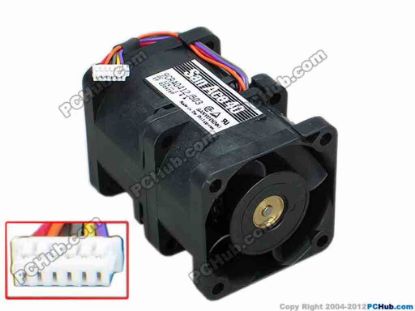 68302 Sanyo Denki 9CRA0412J503 Server - Square Fan sq40x40x56, w35x6x6, 12V 1.4A"NEW" Sanyo Denki 9CRA0412J503 Server - Square Fan 