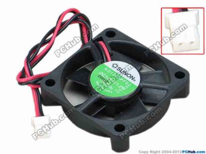 68341 SUNON KD1245PFS2 Server - Square Fan H, sq45x45x10, w300x2x2, 12V 1.2W SUNON KD1245PFS2 Server - Square Fan 