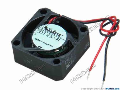 68384 Nidec DF251R Server - Square Fan 12LLC-02, sq25x25x10, w90x2, 12V Nidec DF251R Server - Square Fan 